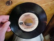 Franki Valli Watch Where you Walk 45 Record Album 1974