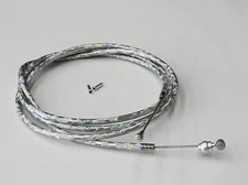 New Silver Universal Brake Cable (5mm) 65"x 71" Wire/Housing &Crimp Bicycle Bike