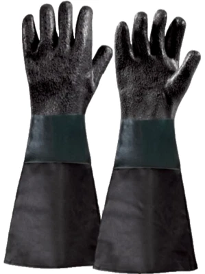 COPPIA GUANTI RICAMBIO PER SABBIATRICE FERVI 0575 0878 0687 0575/29 UNICRAFT