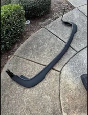 dodge challenger front lip splitter black 2016-2024 ( RT - SRT - GT etc )