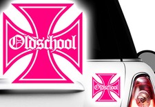 1x sticker iron cross old school car motorcycle iron cross council tuning bike y