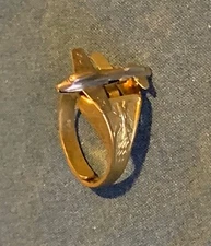 Vintage Superman F-87 Airplane Ring  Pep Cereal Premium 1948 Excellent Condition