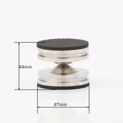4 Sets Stainless Steel HiFi Audio Speaker Isolation Spike Stand Feet Pad Base