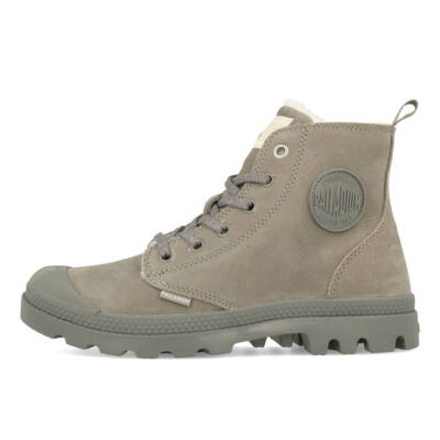 Palladium Pampa Hi Zip WL Damen Cloudburst Charcoal Gray Stiefel Winterstiefel