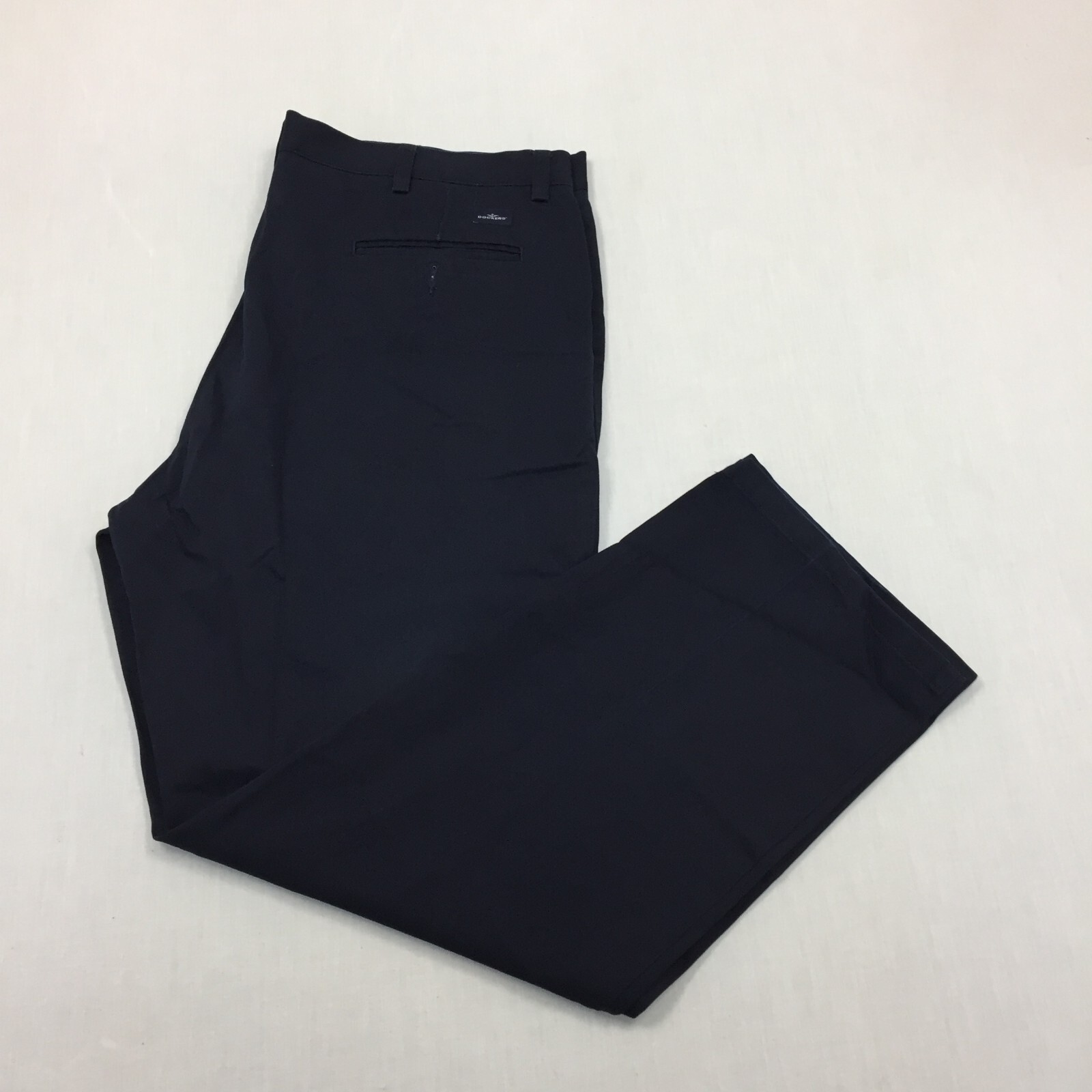 Dockers Chino Trousers Cotton Pants Straight Fit Mens Size 40W 30L Blue