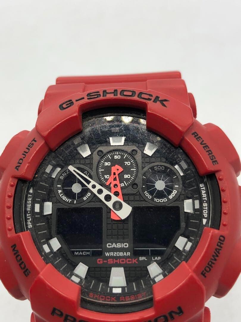 Casio G-Shock 5081 Red GA-100B Digital and Analog Watch from