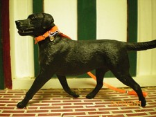 Jaapi large NEON ORANGE dog collar - fits Breyer Companion, not for real dog