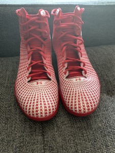 under armour red high tops