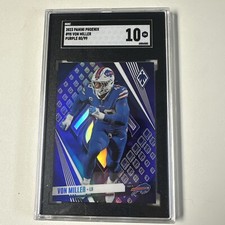2023 Von Miller Panini Phoenix Purple /99 #98 Bills SGC 10