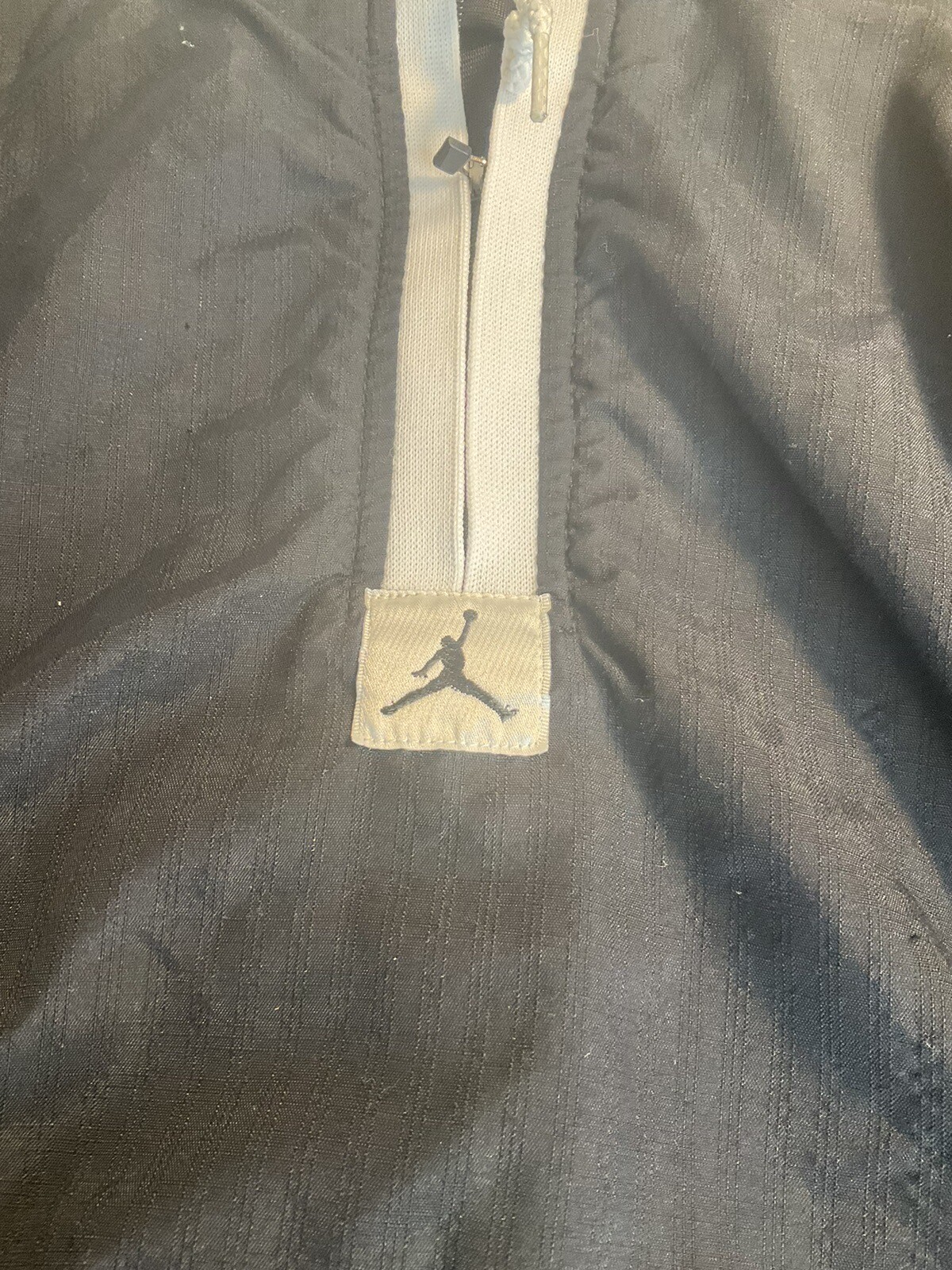 SACAI X NIKE Giacca a vento Nike uomo Flight nera 1 4 zip nylon media