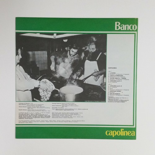 BANCO Capolinea SMRL6260 LP Vinyl VG+nr++ Cover VG+nr++ GF Sleeve Italy 1980 - Picture 4 of 5