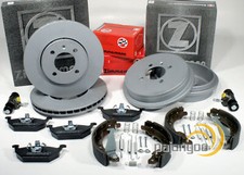 Zimmermann Bremsen vorne Bremstrommel Bremsbacken Set hinten für Skoda Citigo