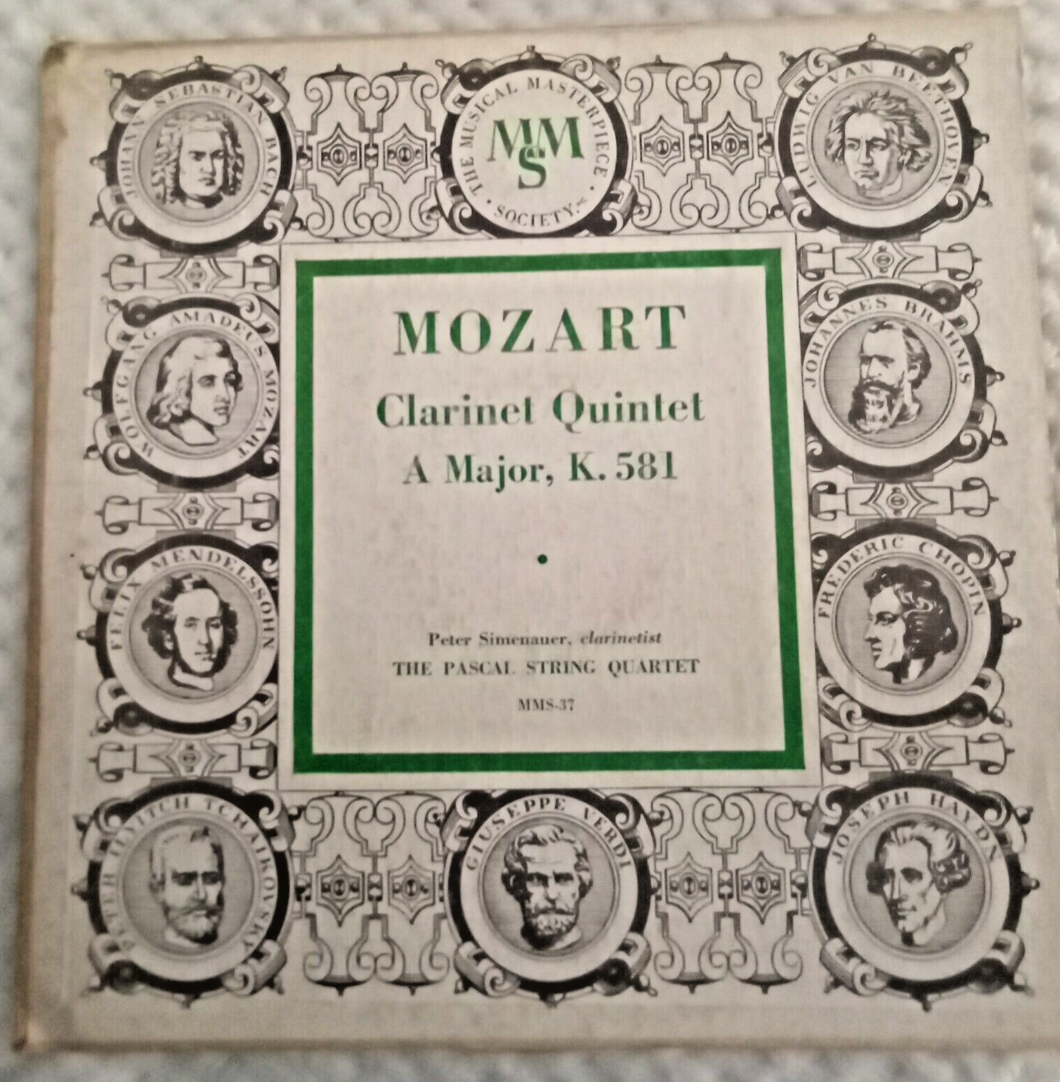Mozart-Clarinet Quintet A-Pascal String Quartet 10