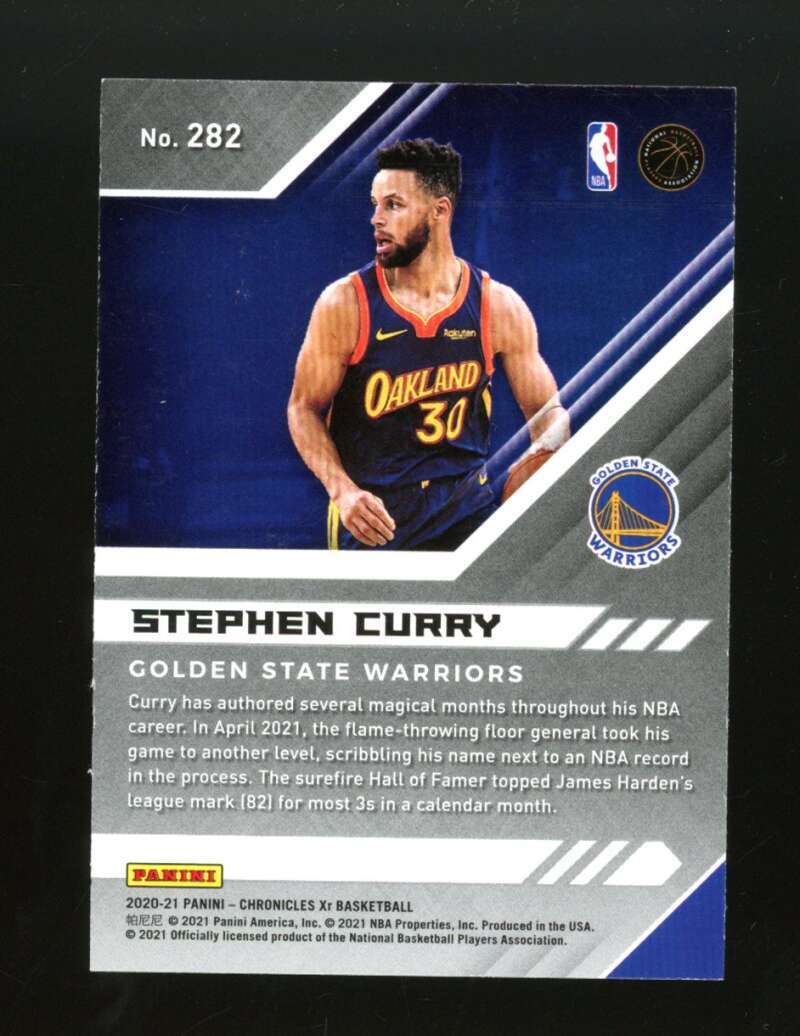 その他 curry 2020-21 Chronicles Xr Stephen Curry Green Cracked Ice #282