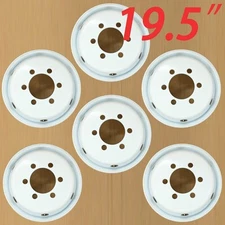 For ISUZU NPR NPR-HD NQR NRR OEM Design Wheel 19.5" 95-25 White Steel 6 PCS Rim