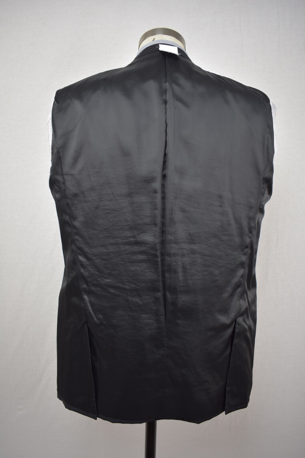 Byron Solid Black Wool Two Button Blazer Size: 42R - image 5