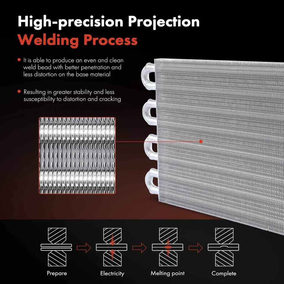 Trans. Enfriador de aceite para Chevy Ford Chrysler 1942-2021 3/4"x10"x15-7/8" 10.000 lb Foto 3 de 4