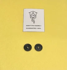 Cuckoo Clock Parts- Mov. Regula 25 - 1 Day - Plastic Drive Wheel ( set of 2 )