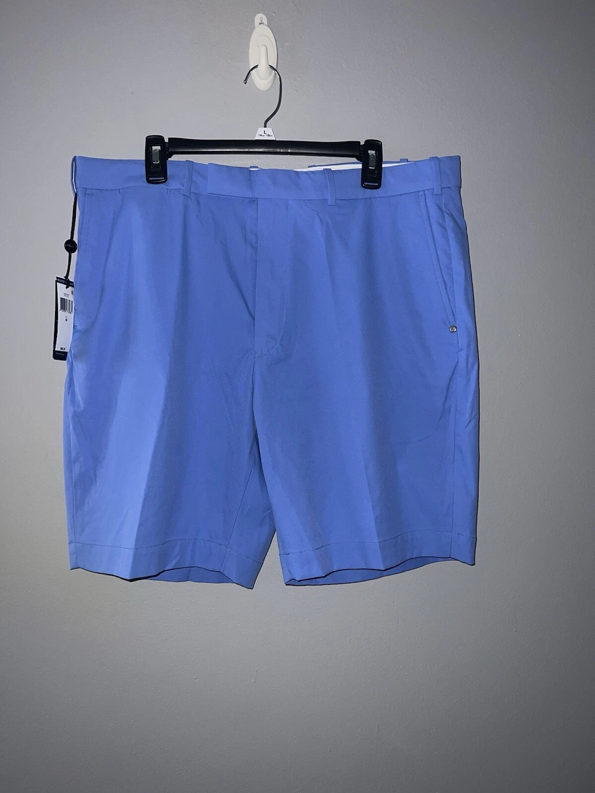 RLX Ralph Lauren Classic Fit Sz 38 9”Performance Stretch Blue Golf Shorts 325