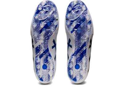 ASICS Soccer Cleats DS LIGHT AG 1103A077 102 White / Asics Blue