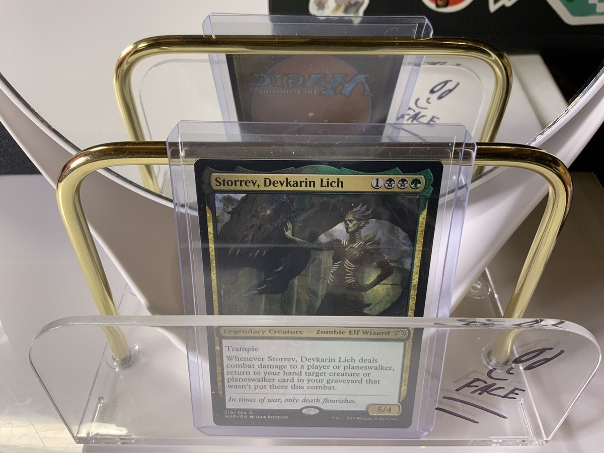 Storrev, Devkarin Lich 1x FOIL WAR MTG War of the Spark Rare MINT black green Storrev, Devkarin Lich 1x FOIL WAR MTG War of the Spark Rare MINT black green