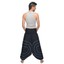 Bloomers Herren Haremshose – Baggy, Aus Atmungsaktivem Material, Bequem Für Yoga, Freizeit, Strand, In Schwarz, Größe XXL