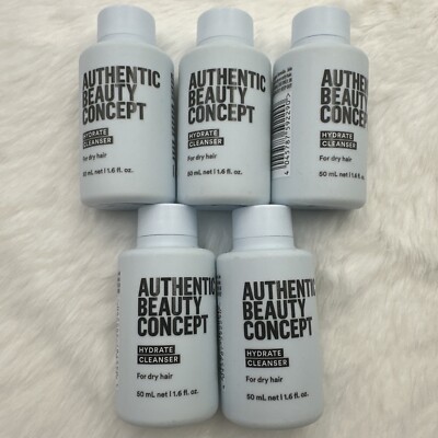 5 Pc - Authentic Beauty Concept Hydrate Cleanser For Dry Hair 1.6 fl.oz Each