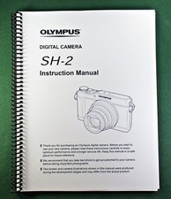 Olympus SH-2 Instruction Manual: 119 Pages with Protective Covers 