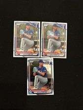 Brock Porter 2024 Bowman 1st Paper & Chrome Rangers Lot (3)