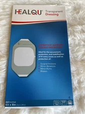 Bandage Healqu Transparent Dressing 6 X 8 In 9 Pc Exp 6/2027 Sealed Individually