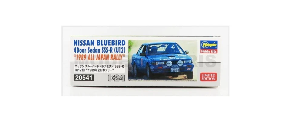 HASEGAWA 20541 NISSAN - DATSUN BLUEBIRD SEDAN SSS-R (U12) TEAM CALSONIC RALLY JA - Immagine 2 di 2