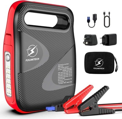 Starthilfe Powerbank Auto 8000A Spitzstrom 24000mAh 220V/50Hz 100W AC Ausgang