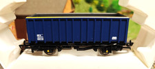 BACHMANN 33-378 OO GAUGE MEA 45 Ton Steel Box Body Mineral Wagon Blue & Yellow