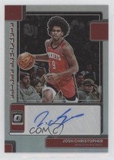 2022 Panini Donruss Optic Signature Series Holo Prizm Josh Christopher Auto 02u3
