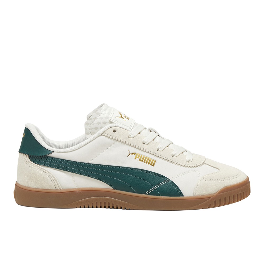PUMA Club 5V5 Lux Og Lace Up  Mens Off White Sneakers Casual Shoes 39745003