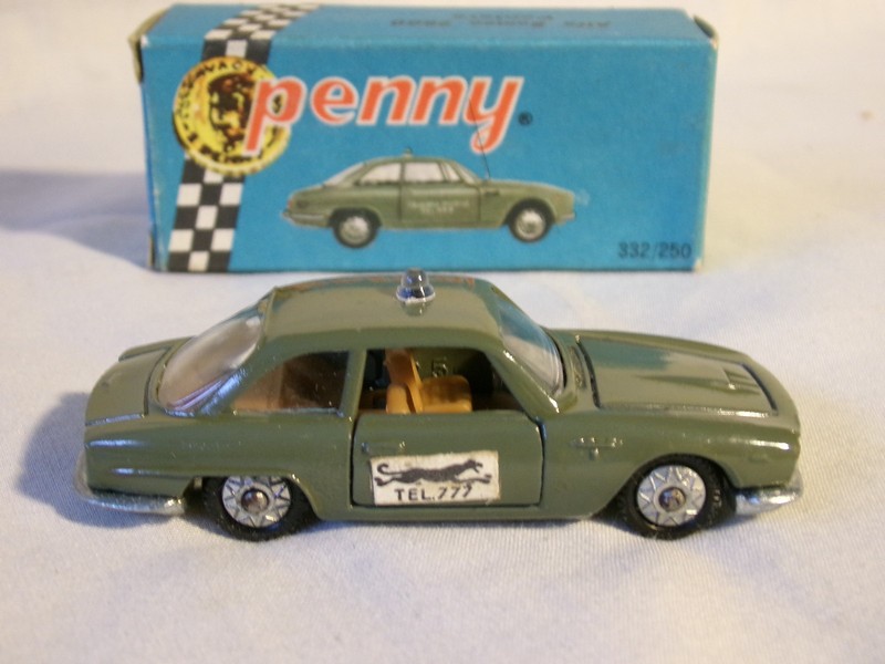 Penny Alfa Romeo Bertone 2600 Sprint Pantera Politoy 0/35 MIB 1/66 Italy Police