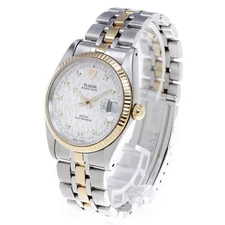 TUDOR PRINCE DATE 74033G 34mm SS/YG Automatic Silver Dial Date #C469