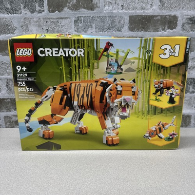 #ad LEGO CREATOR 3IN1 MAJESTIC TIGER BUILDING SET 31129 NEW SEALED Read $48.00
