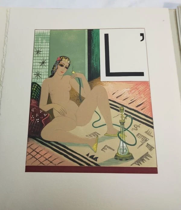 1938 Le Tapis de Prieres Lucien Graux Schmied Limited 125 Copies Art Deco Woodcu - Image 3 of 4