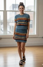 Almost Famous Two Piece Fuzzy Sweater Large a...
