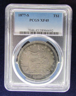 1877 S Trade Dollar PCGS XF45