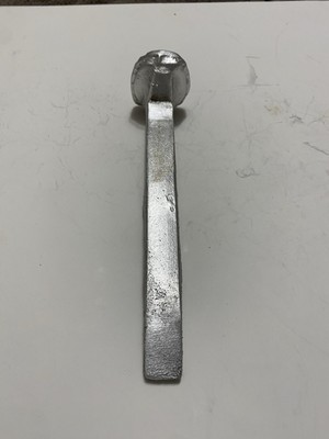 Hand Poured Solid Cast Aluminum Railroad Spike. Paper Weights Decor Art Projects