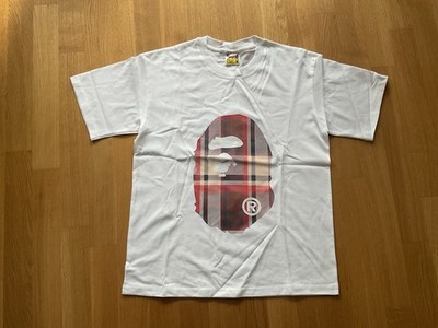 A Bathing Ape x Burberry BAPE T-Shirt Herren Weiß Größe M