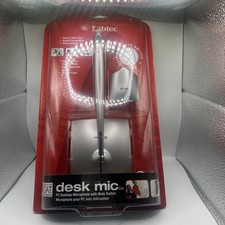 Labtec Desk Mic 534 Condenser Microphone Cable Consumer PC Microphone NEW 
