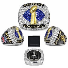 Mascotwish Fantasy Football Championship Ring - Fantasy Football League Ring 10