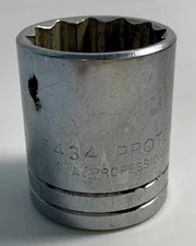 Proto Professional Tools 1/2" Drive Socket 1-1/16 5434