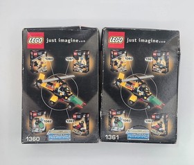 LEGO Studios 1360 & 1361 Directors Copter & Camera Car Sealed Rare