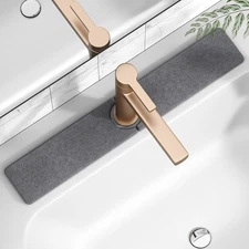 Faucet Mat for Kitchen Sink, Water-Absorbent Diatomite Stone Sink Tray, Fast Dry