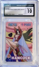 Tarjeta de colección campaña Baskin Robbins 2025 One Piece X Boa Hancock CGC 10