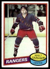 1980-81 Topps Walt Tkaczuk New York Rangers #211